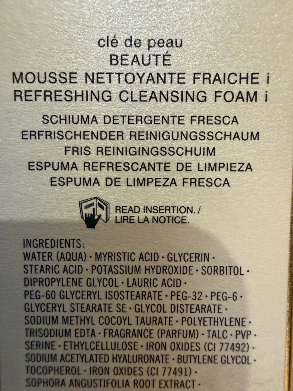 clé de peau Beauté Refreshing Cleansing Foam - NEW